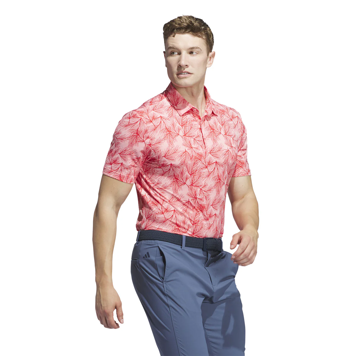 Adidas Ult.365 Pine Print polo - Rød/Lyserød - Image 3