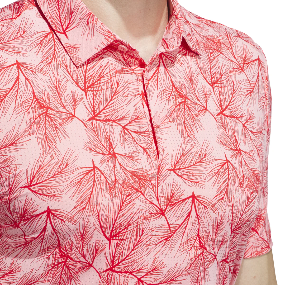 Adidas Ult.365 Pine Print polo - Rød/Lyserød - Image 4