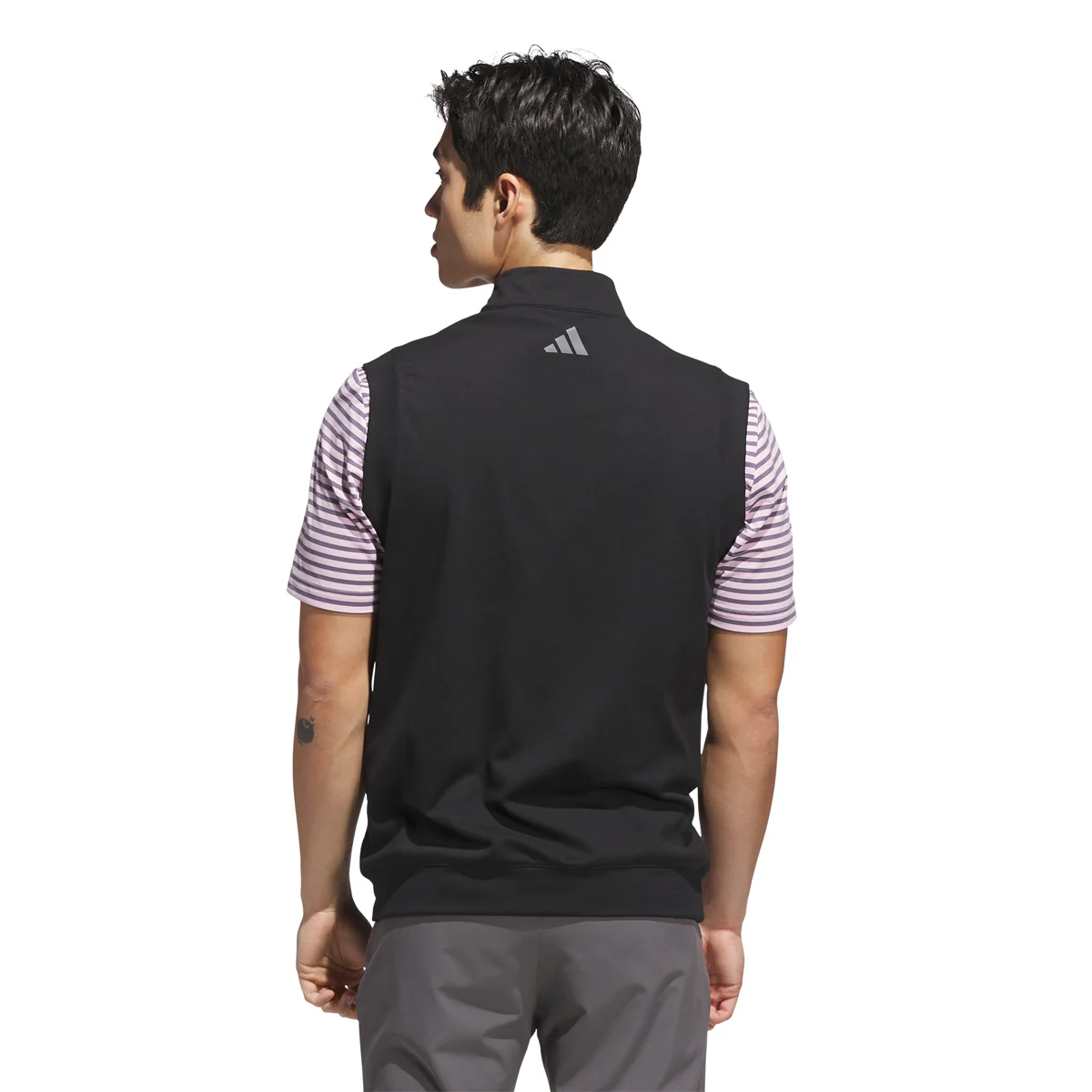 Adidas Classic vest 1/4 zip - Sort - Image 2