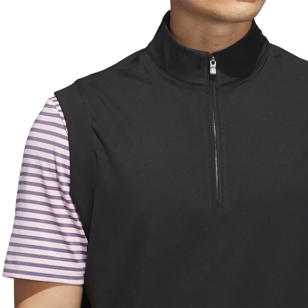 Adidas Classic vest 1/4 zip - Sort - Image 4