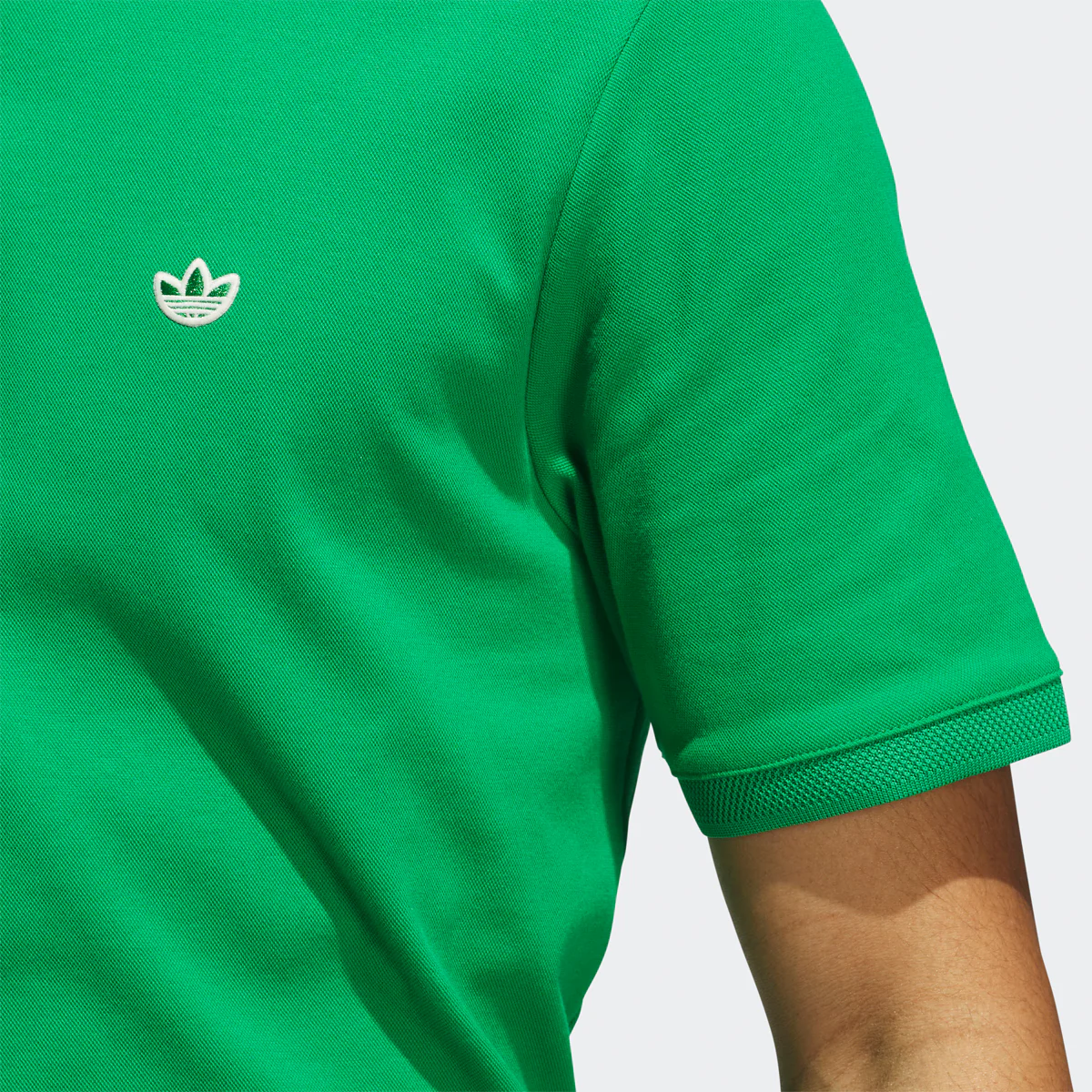 Adidas Golf Originals Twistknit polo - Grøn - Image 3