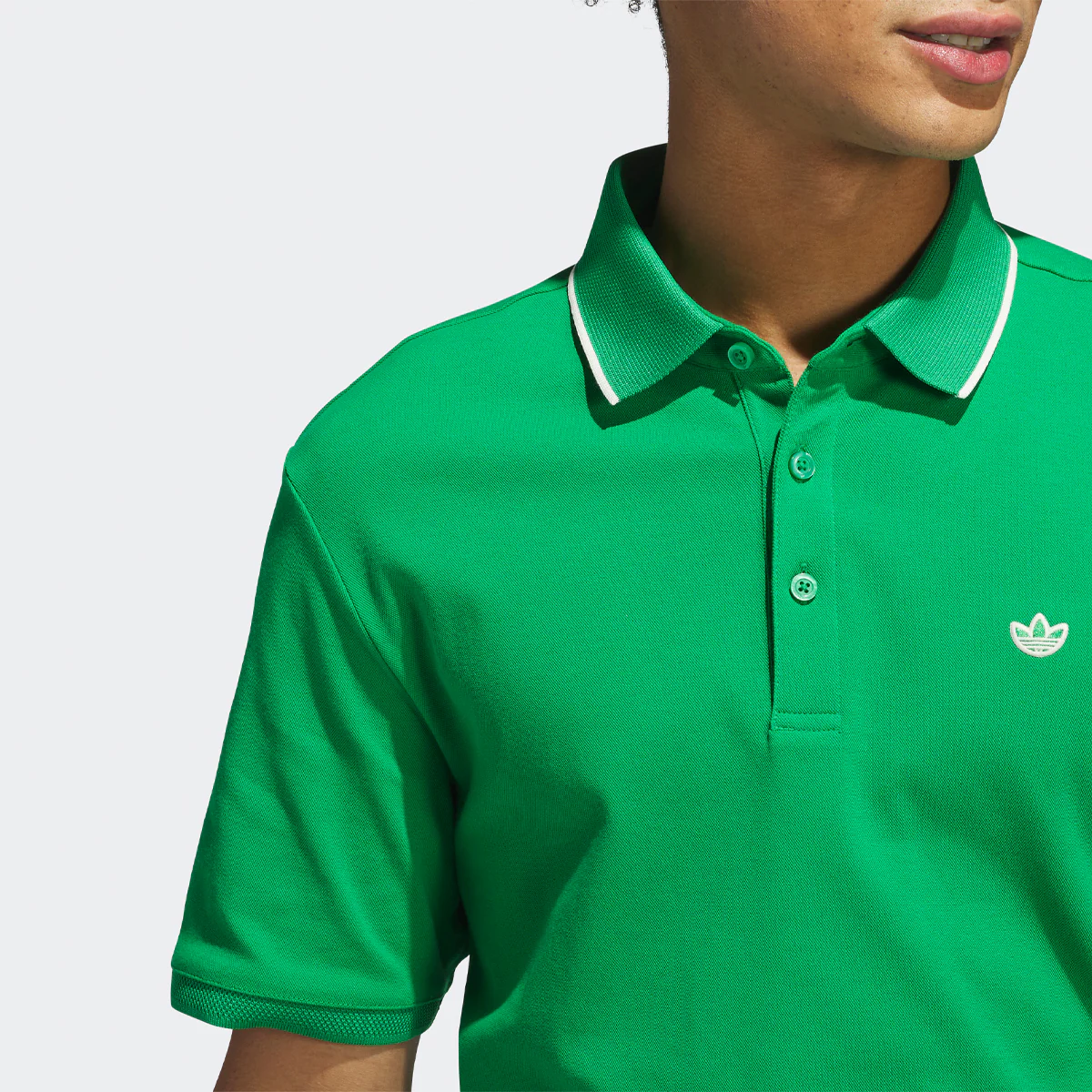 Adidas Golf Originals Twistknit polo - Grøn - Image 4