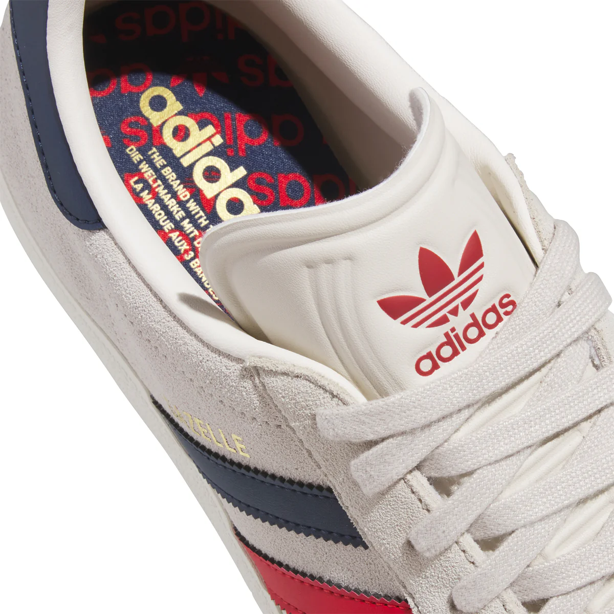 Adidas Golf Originals Gazelle - Grå/Blå/Rød - Image 5