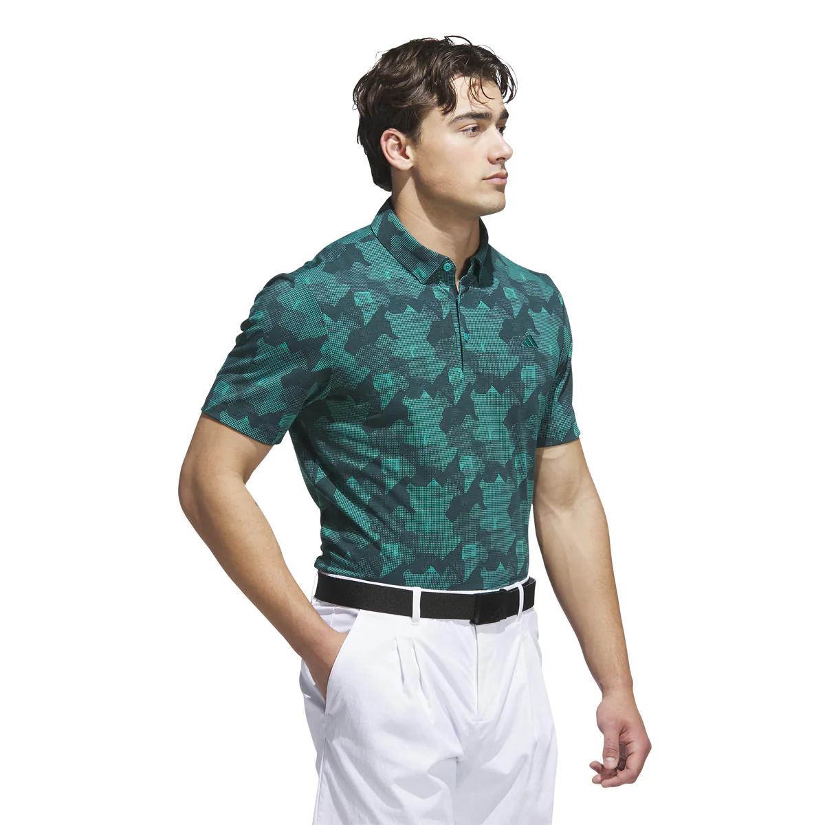 Adidas Go-To Print polo - Grøn - Image 3