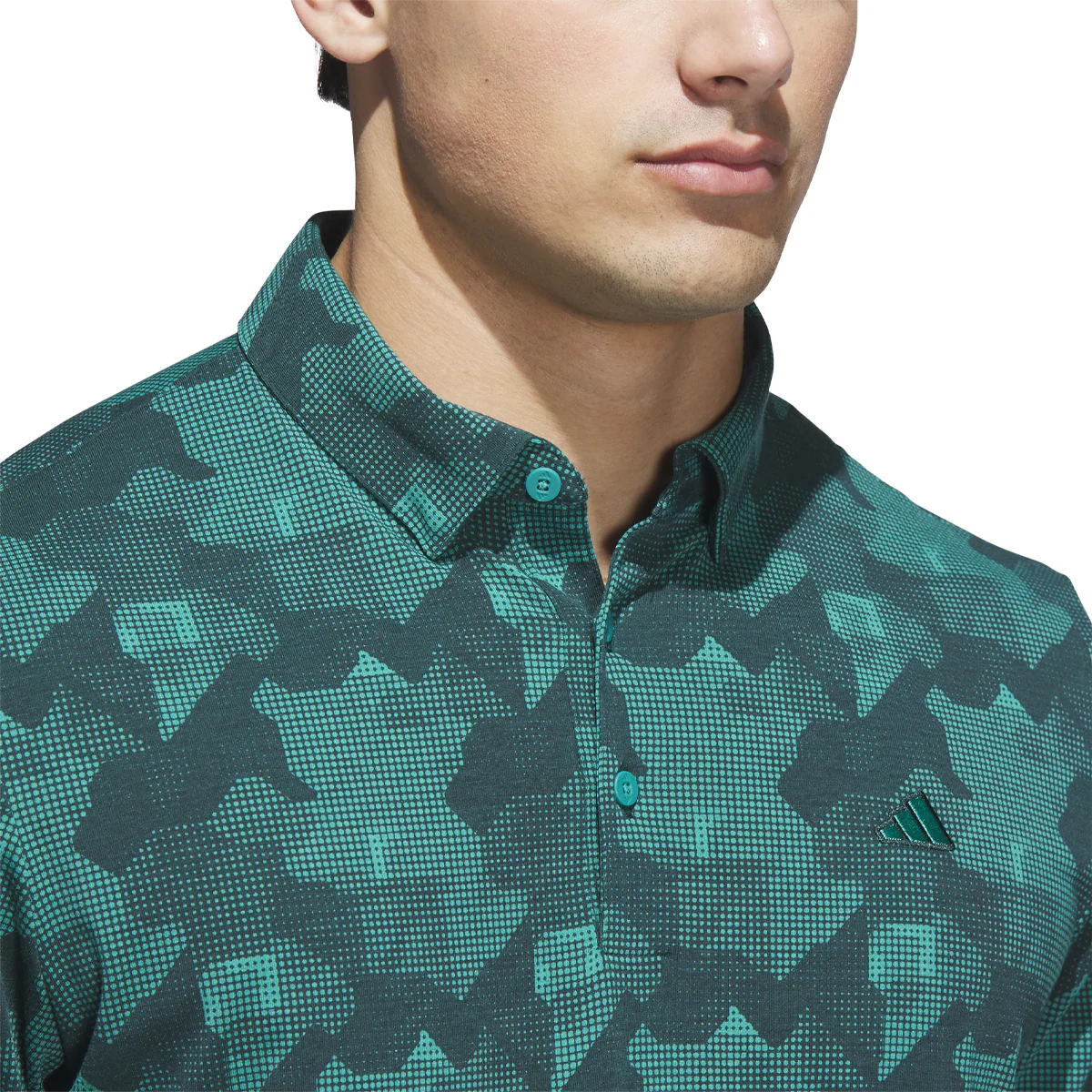 Adidas Go-To Print polo - Grøn - Image 4