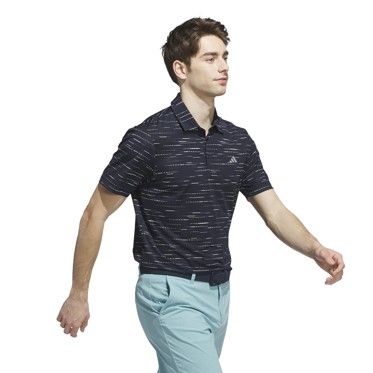 Adidas Ultimate 365 Mesh Print polo - Navy - Image 3