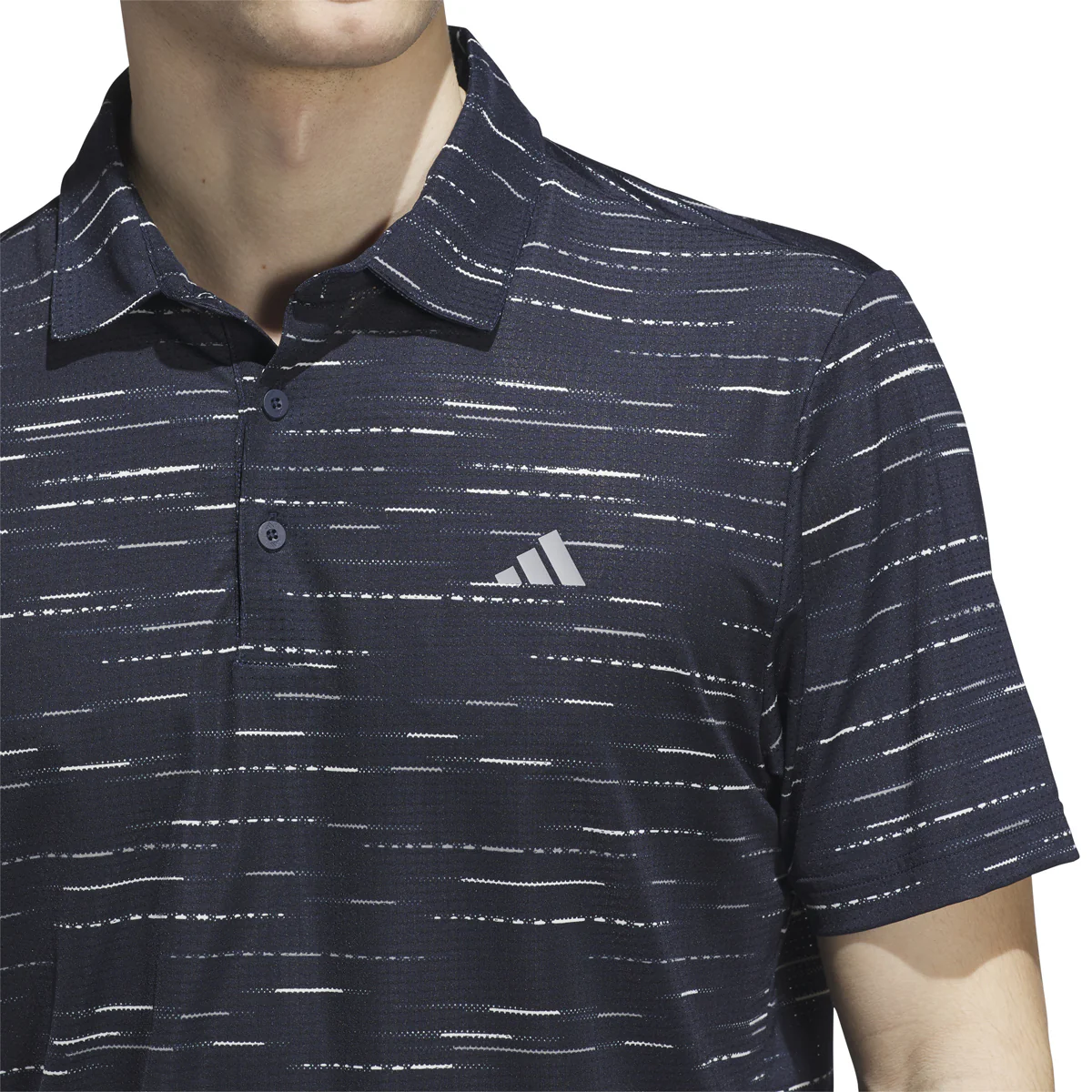 Adidas Ultimate 365 Mesh Print polo - Navy - Image 4
