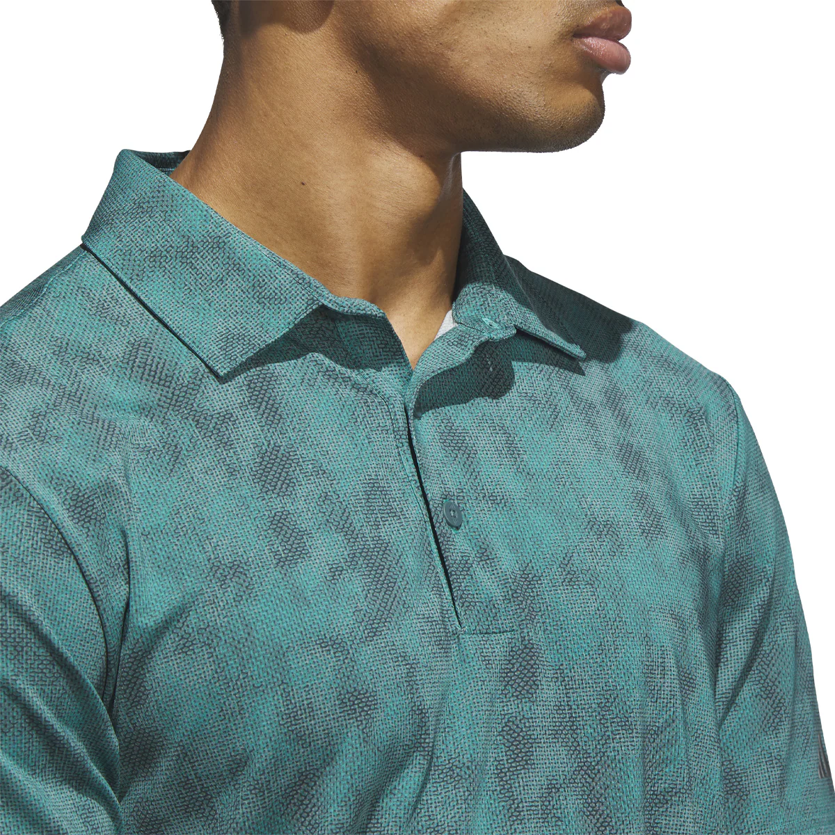 Adidas Textured Print polo - Grøn - Image 4