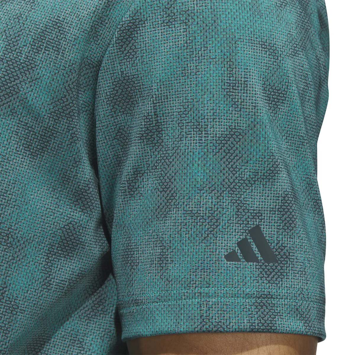 Adidas Textured Print polo - Grøn - Image 5