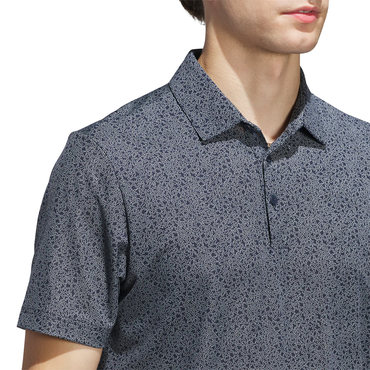 Adidas Ultimate365 Mini Bunker polo - Navy - Image 4