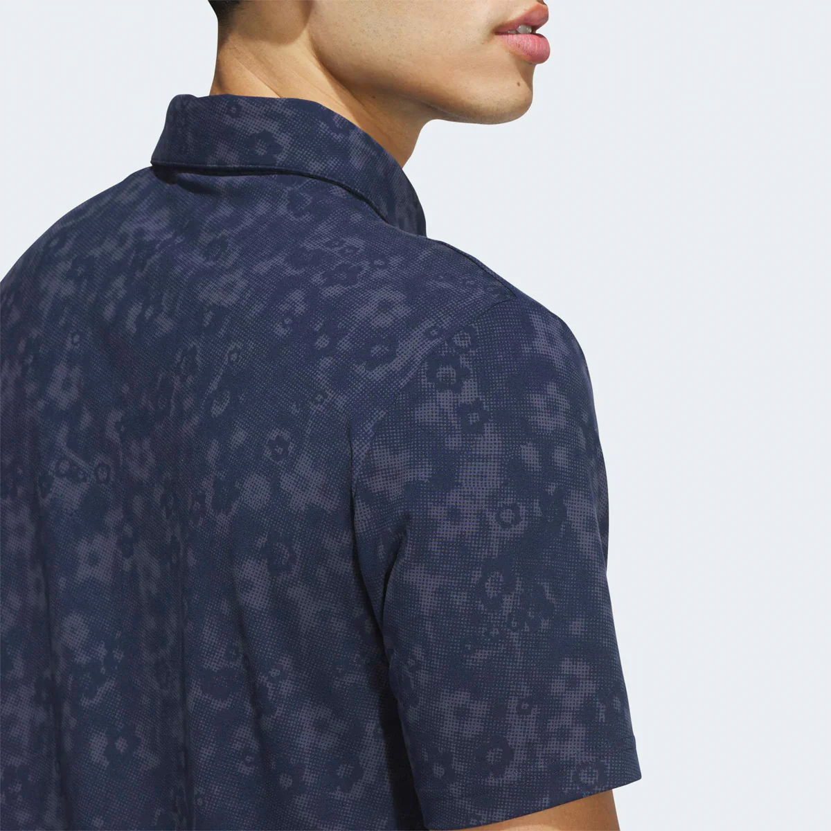 Adidas Ultimate365+ Climacool Butterspun Mighty Blossom polo - Navy - Image 4