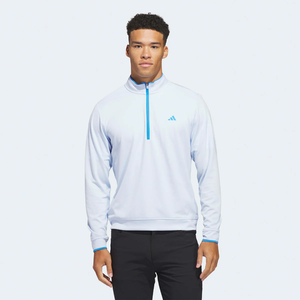 Adidas Core Lightweight pullover 1/4 zip - Lyseblå