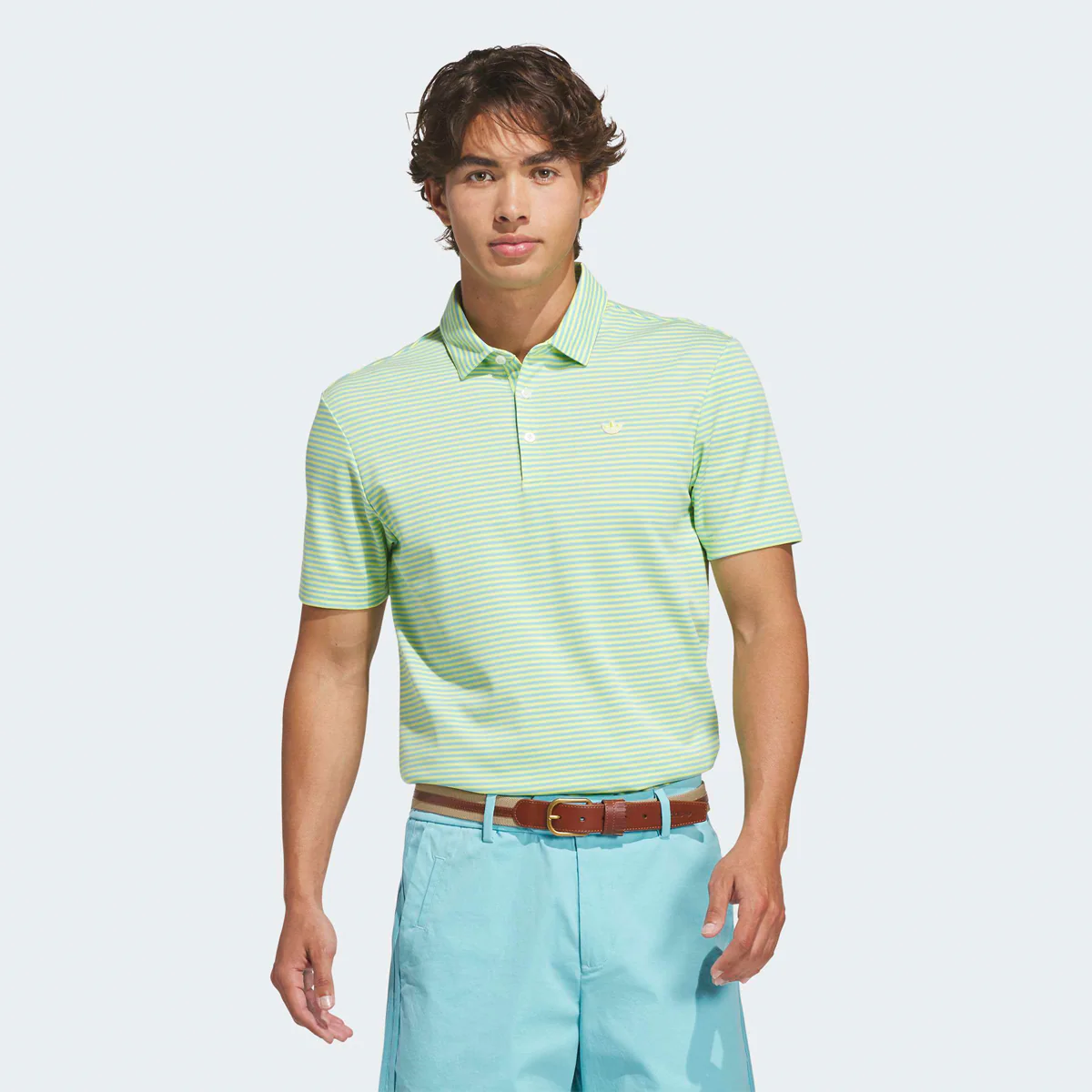 Adidas Golf Originals Stripe Pique polo - Gul
