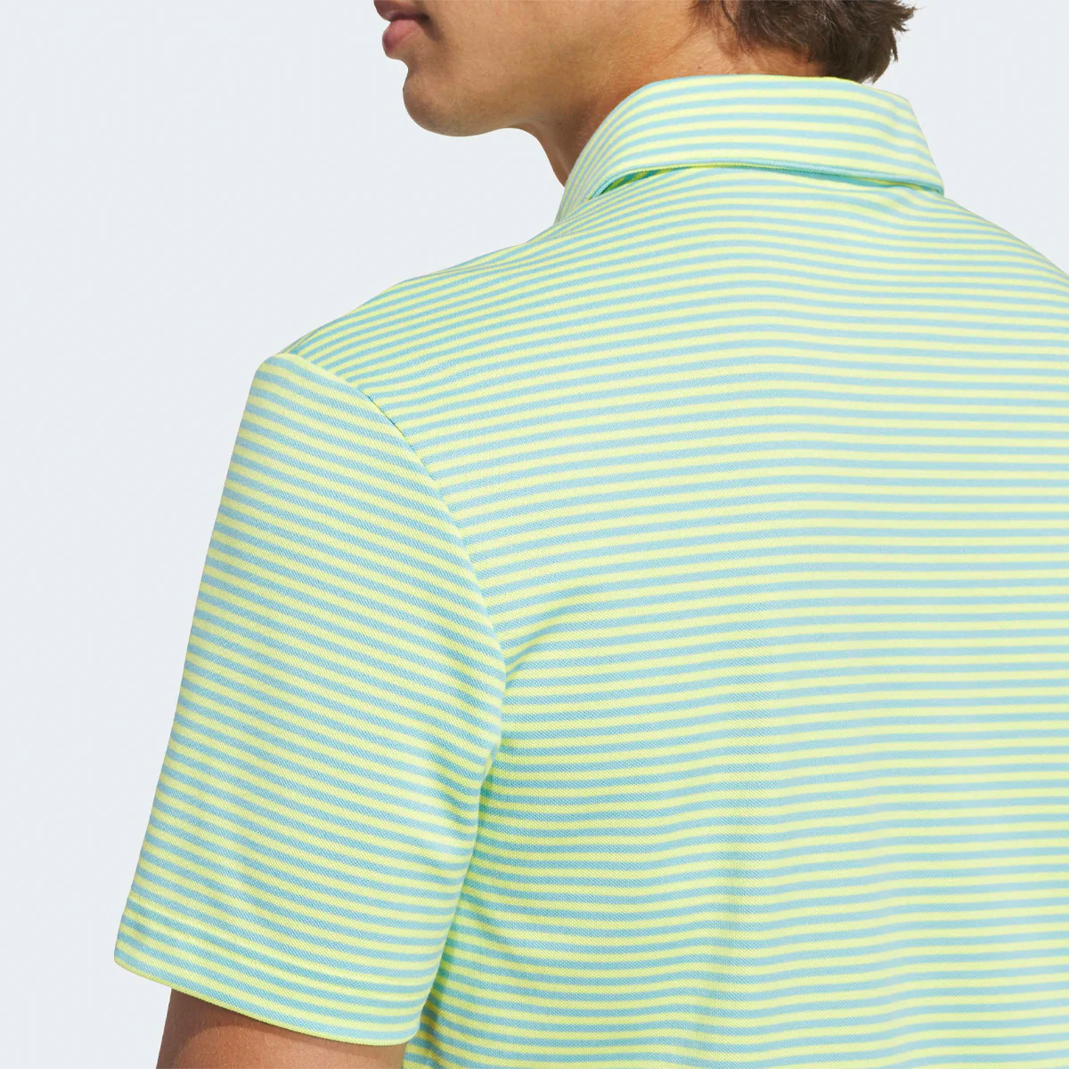 Adidas Golf Originals Stripe Pique polo - Gul - Image 4