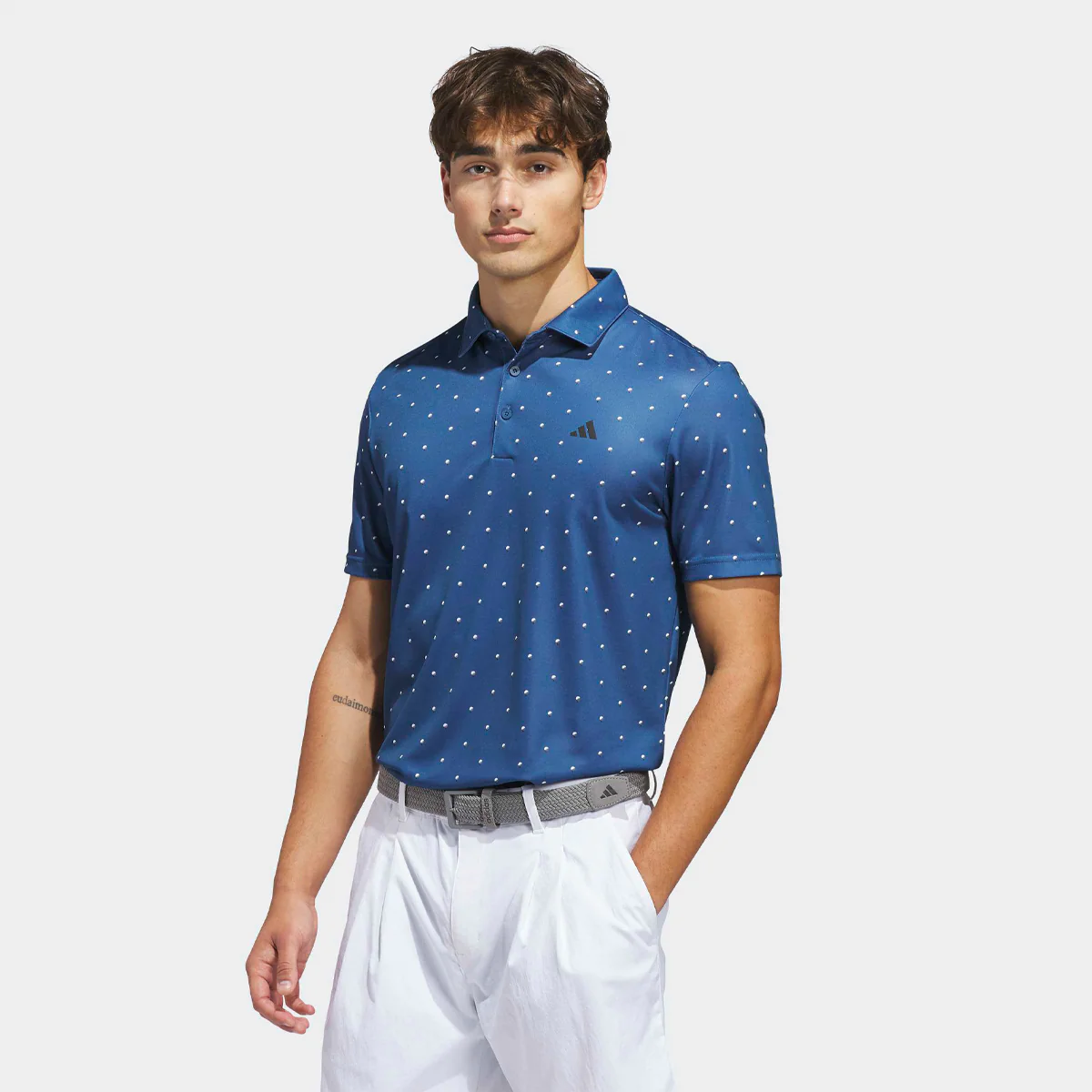 Adidas Performance Printed polo - Petrol