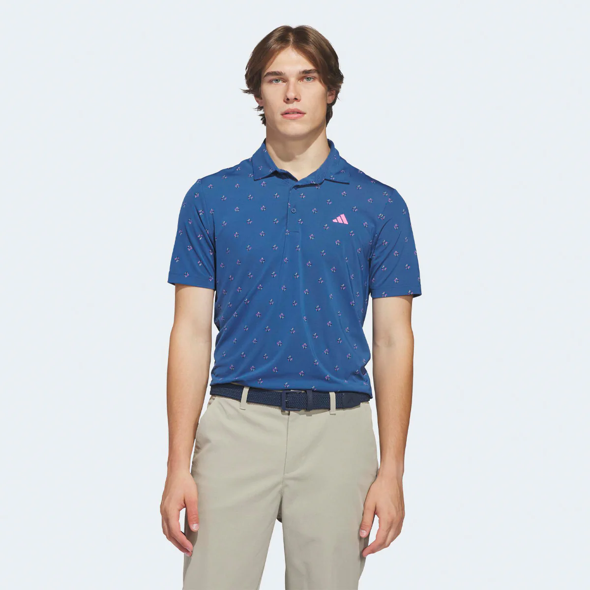 Adidas Ultimate 365 Essence Print polo - Petrol