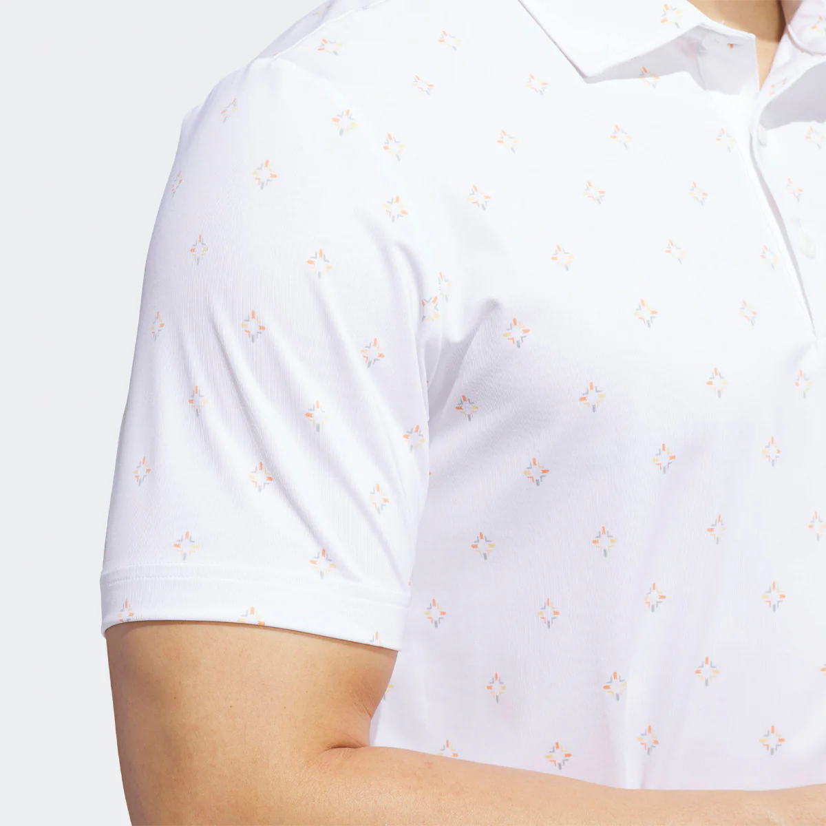 Adidas Ultimate 365 Essence Print polo - Hvid - Image 4