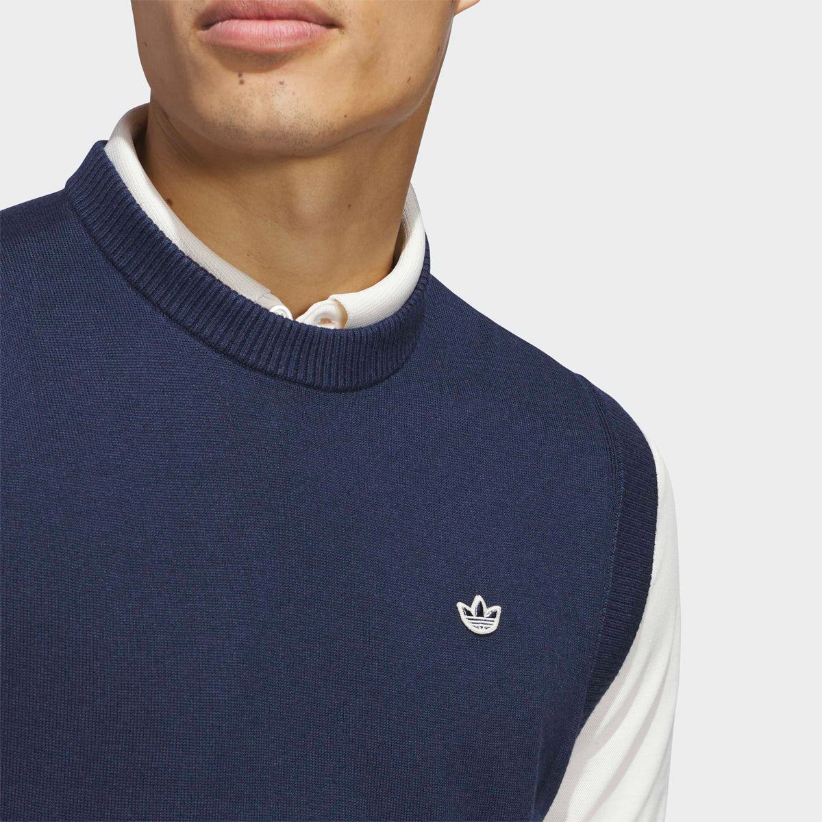 Adidas Golf Originals Cashmere vest - Navy - Image 3