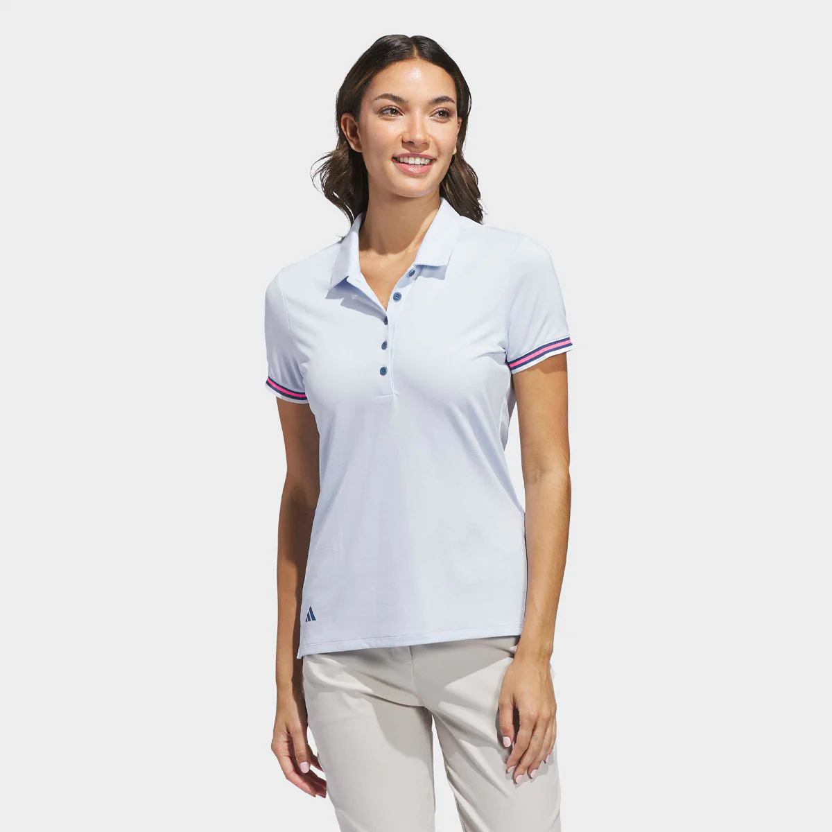Adidas Ultimate 365 SS polo - Lyseblå - Dame