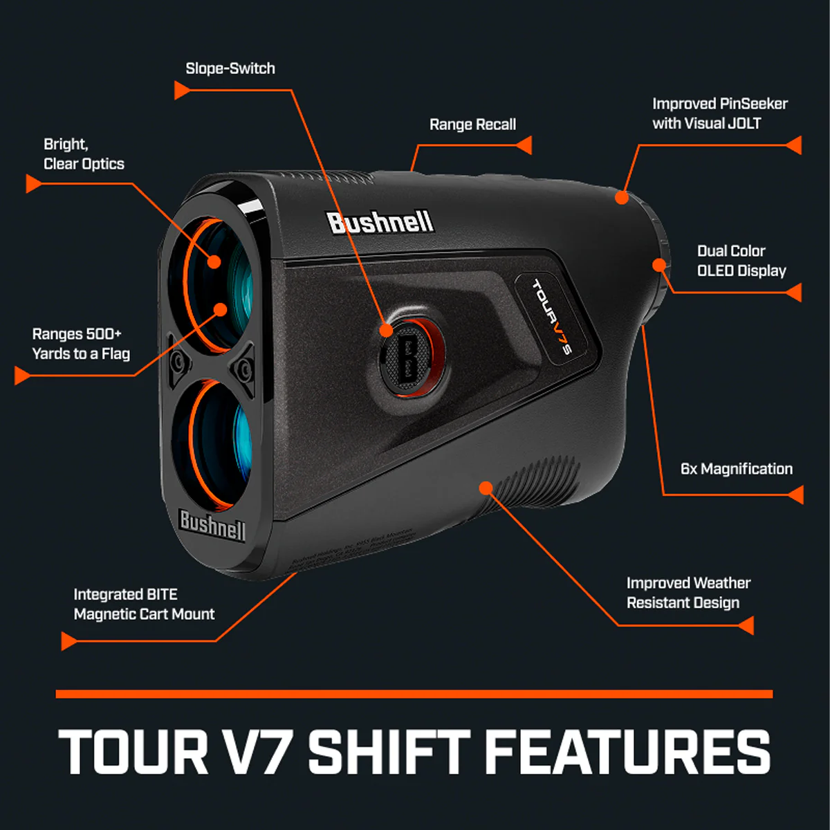 Bushnell Tour V7 Shift Afstandsmåler - Image 6