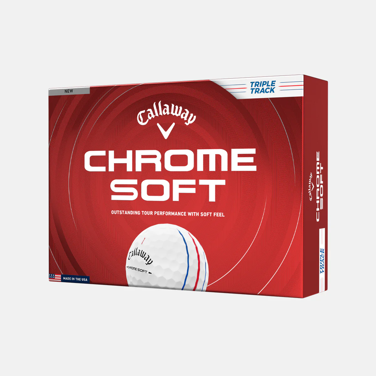 Callaway Chrome Soft Triple Track - Hvid