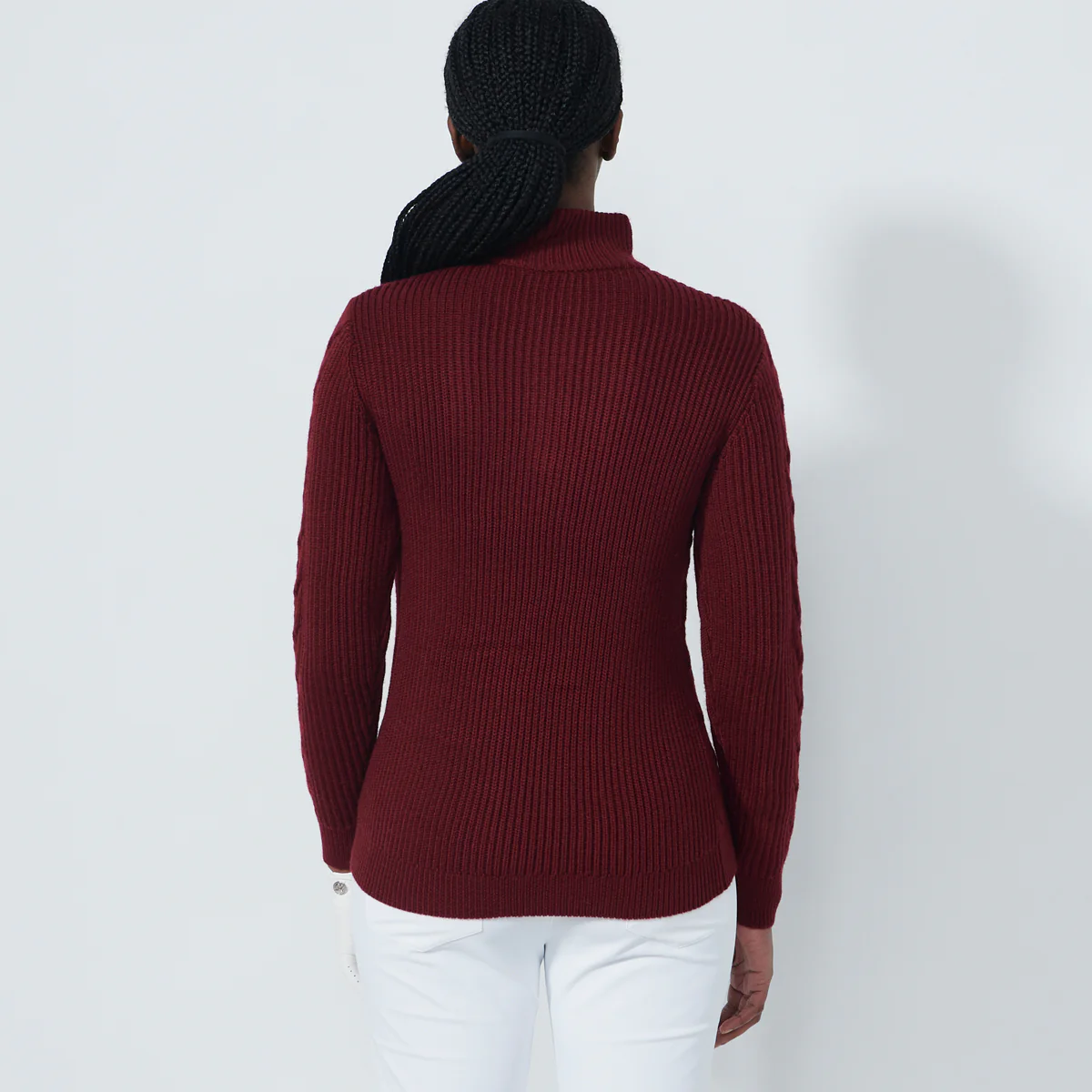 Daily Sports Cable Long Sleeve Pullover lined - dame - Image 5