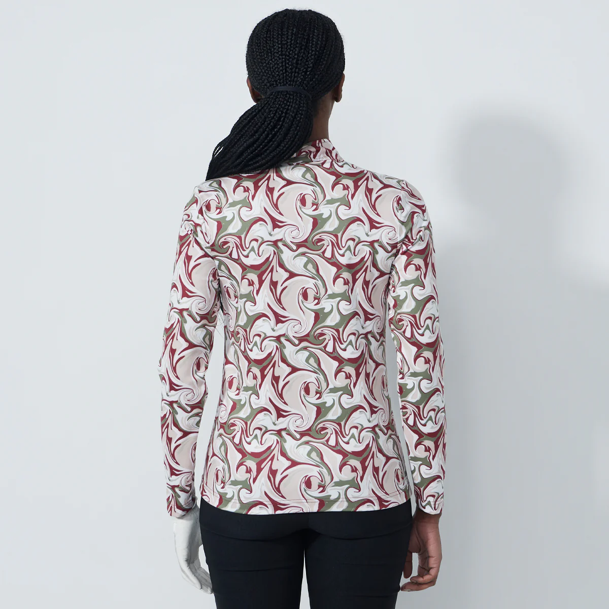 Daily Sports Print Peached Half Neck - dame - Image 2