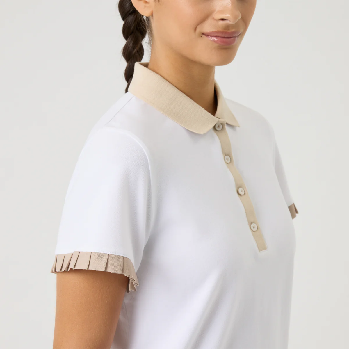 Daily Sports Pleat SS polo - Dame - Image 3