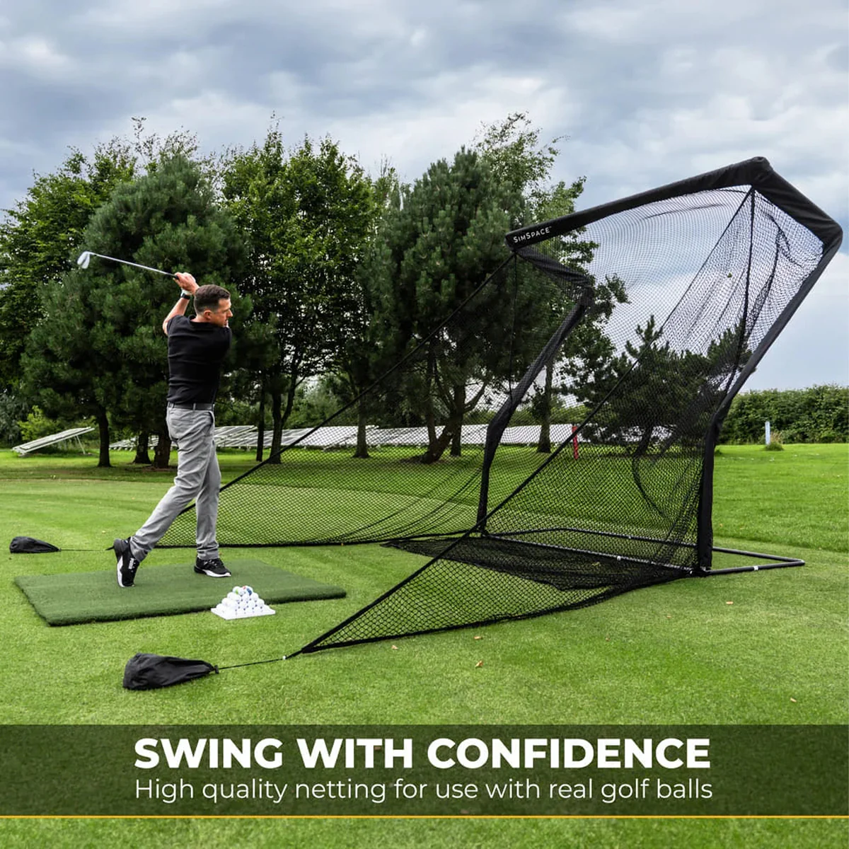 Sim Space Deluxe Home Driving Net - 2.5x3.0 - Image 4