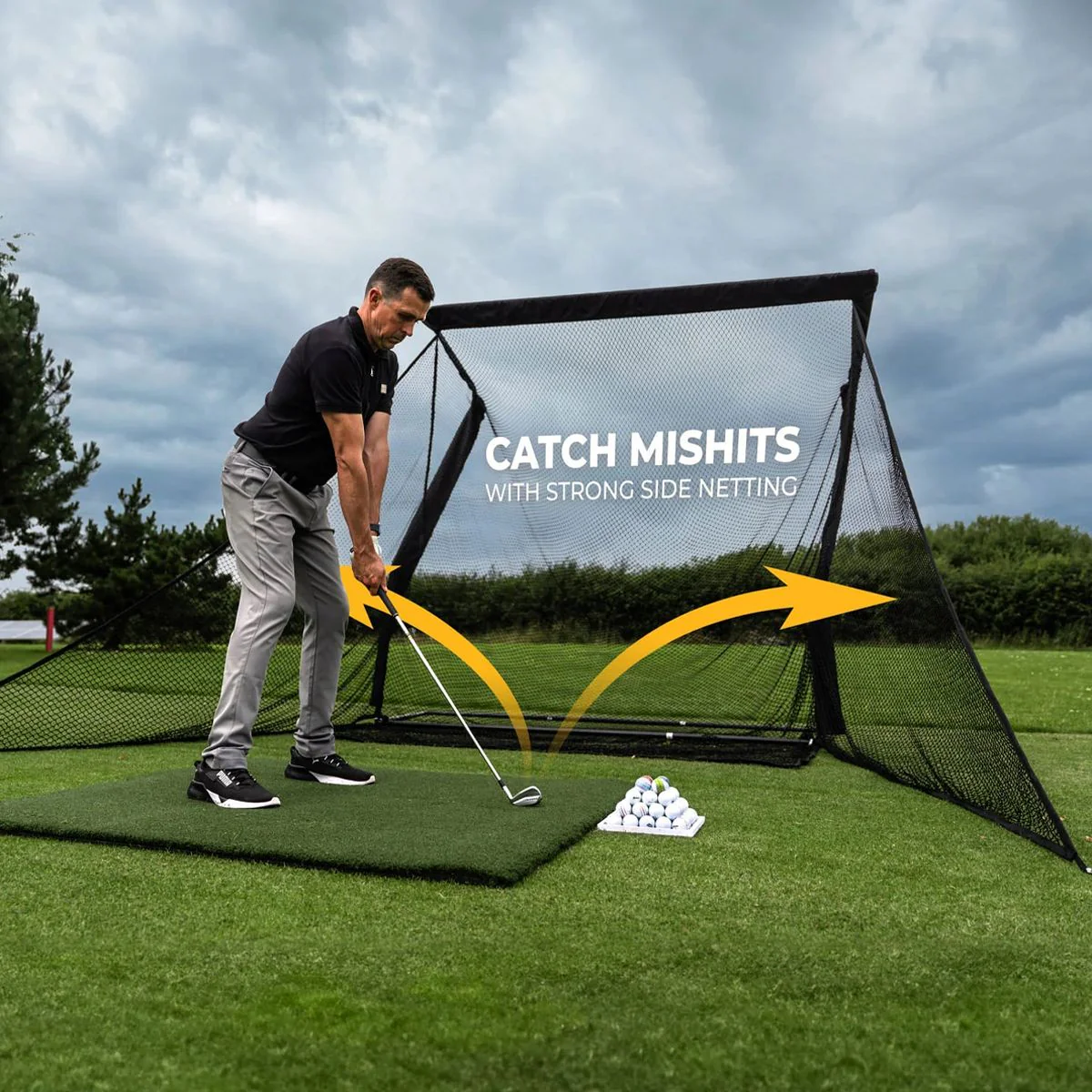 Sim Space Deluxe Home Driving Net - 2.5x2.5 - Image 4