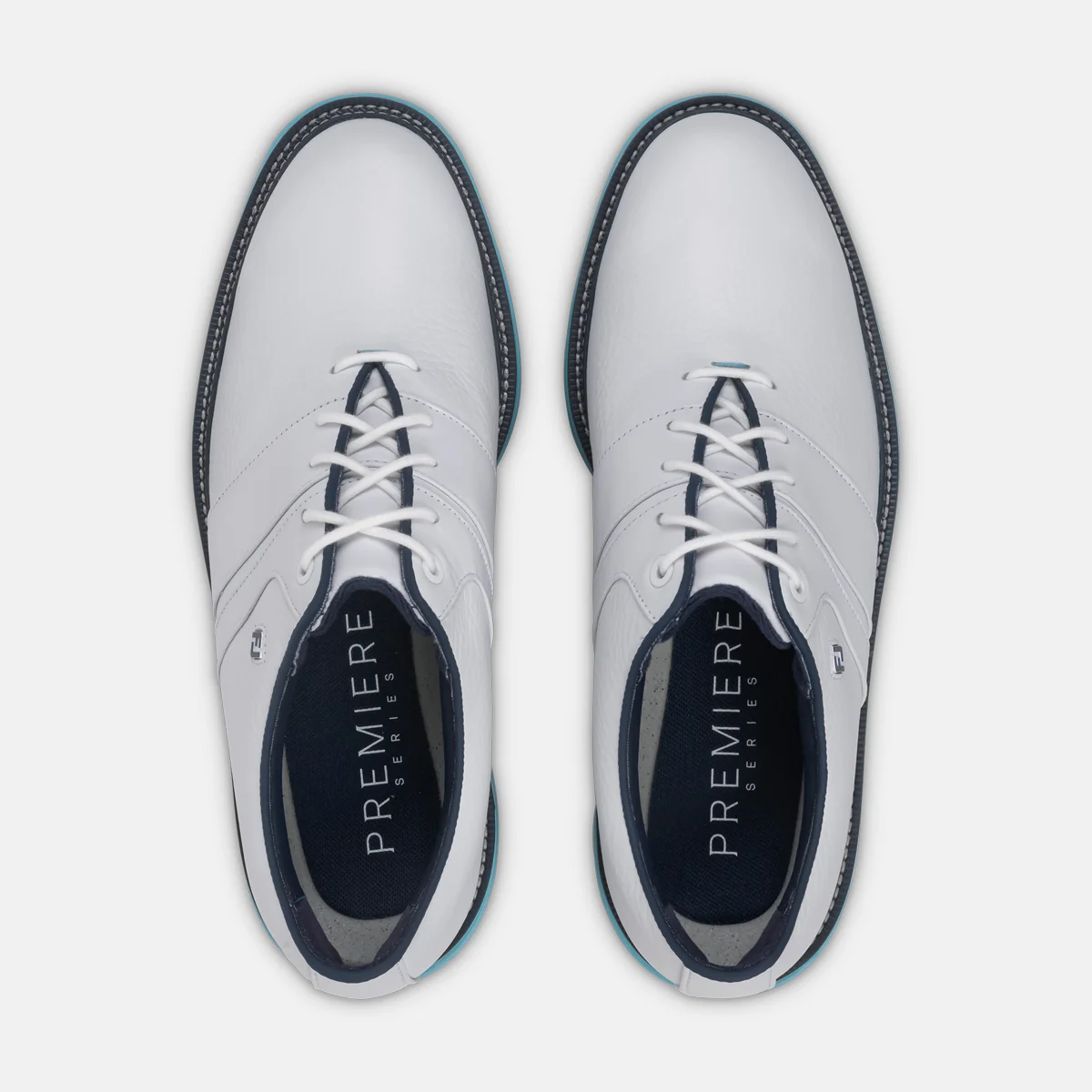 FootJoy Premiere Series Packard - Hvid/navy/blå - Image 4