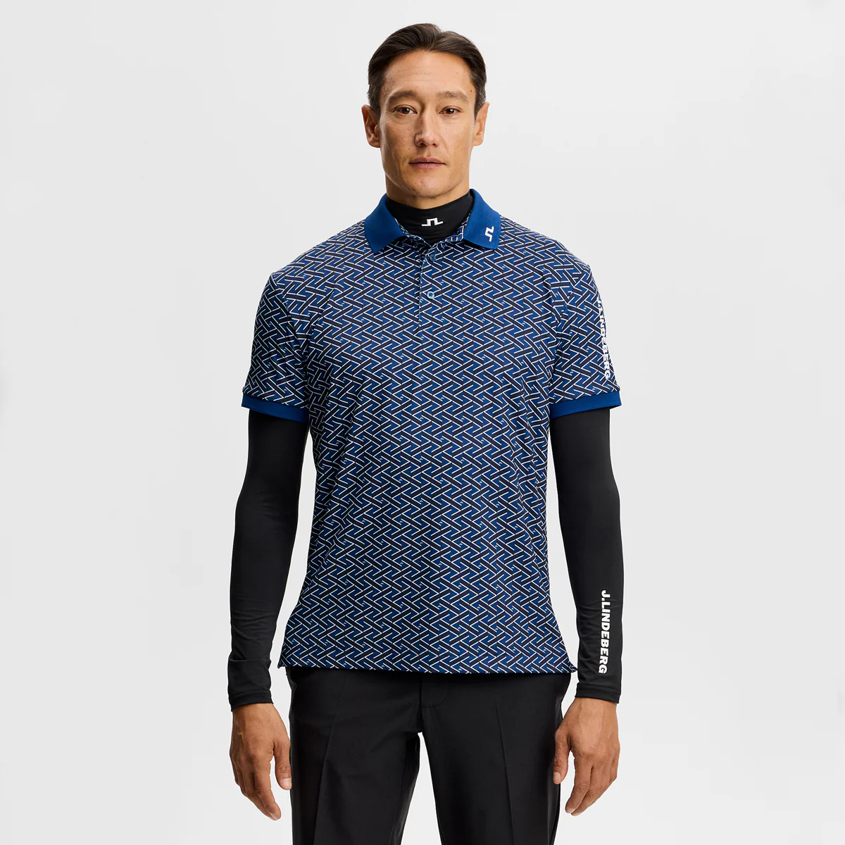J.Lindeberg Tour Tech Print polo - Image 4