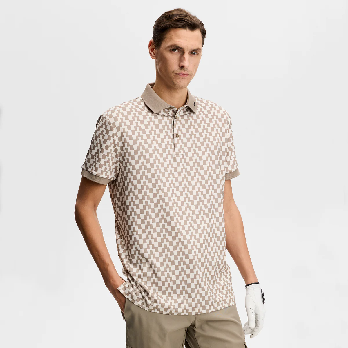 J.Lindeberg Tour Tech Print polo - Image 4