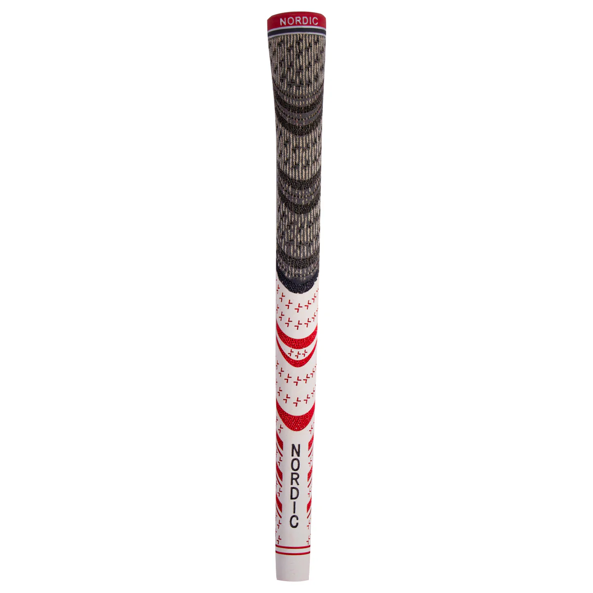 Nordic Golf Design - Tour grip - Hvid/Rød - Midsize