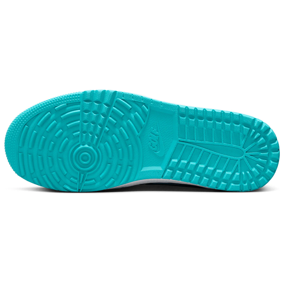 Nike Air Jordan 1 Low G - Grå/Turkis - Image 3