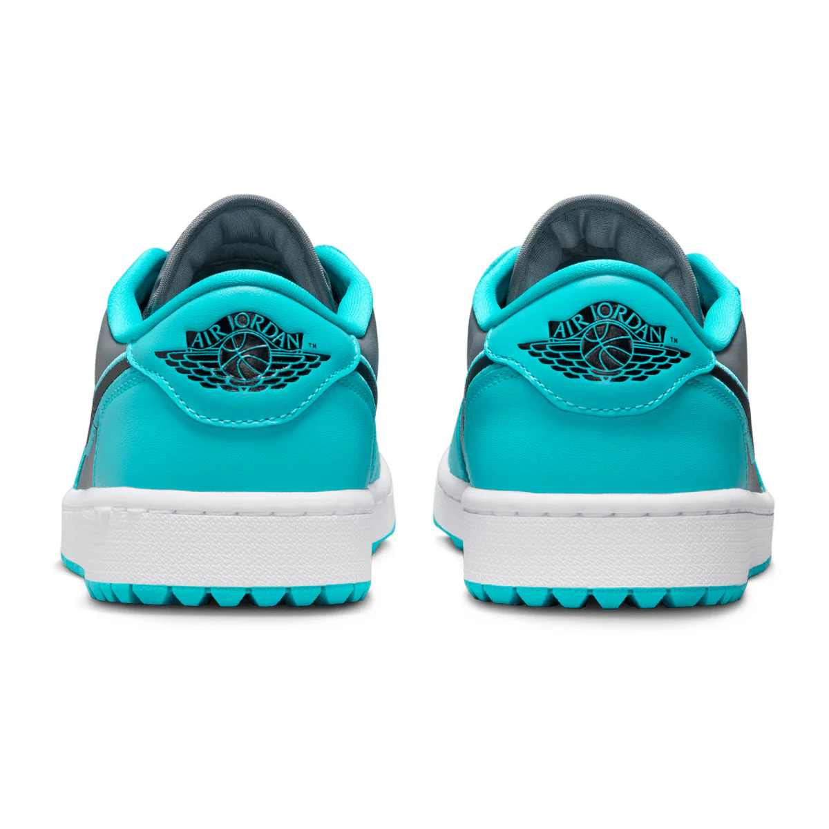 Nike Air Jordan 1 Low G - Grå/Turkis - Image 4