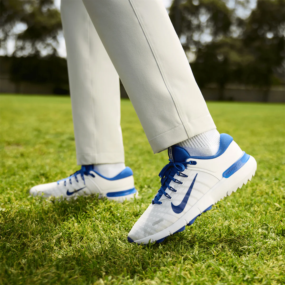 Nike Free Golf - Blå/Hvid/Grå - Image 9
