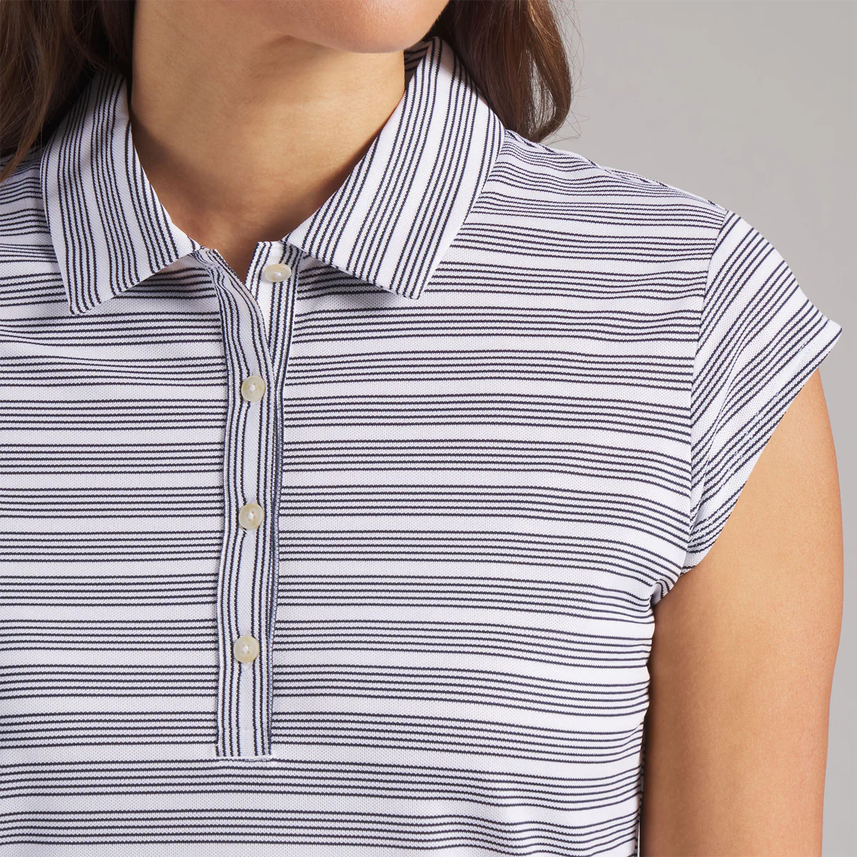 Puma Pique YD Stripe polo - Dame - Image 3