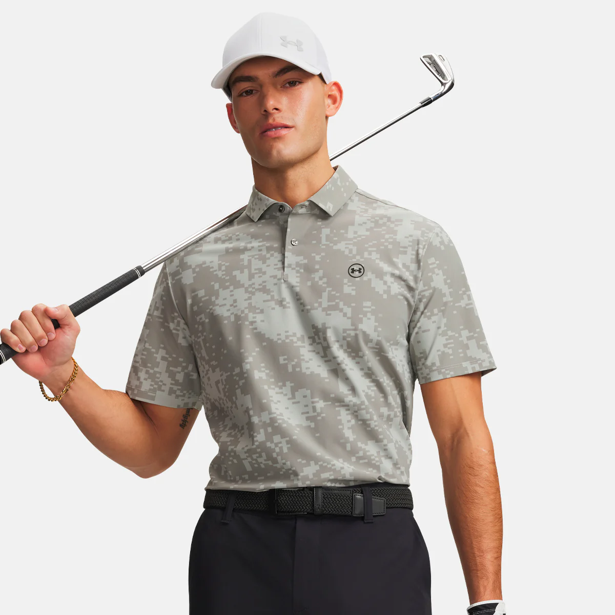 Under Armour Drive Chill Printed polo - Grå