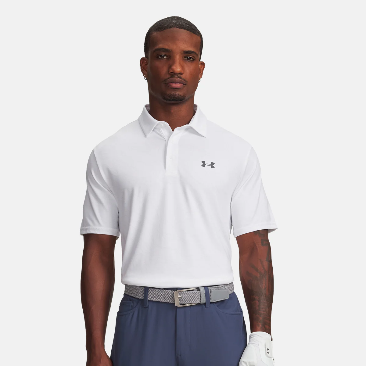 Under Armour Playoff 3.0 Printed polo - Hvid