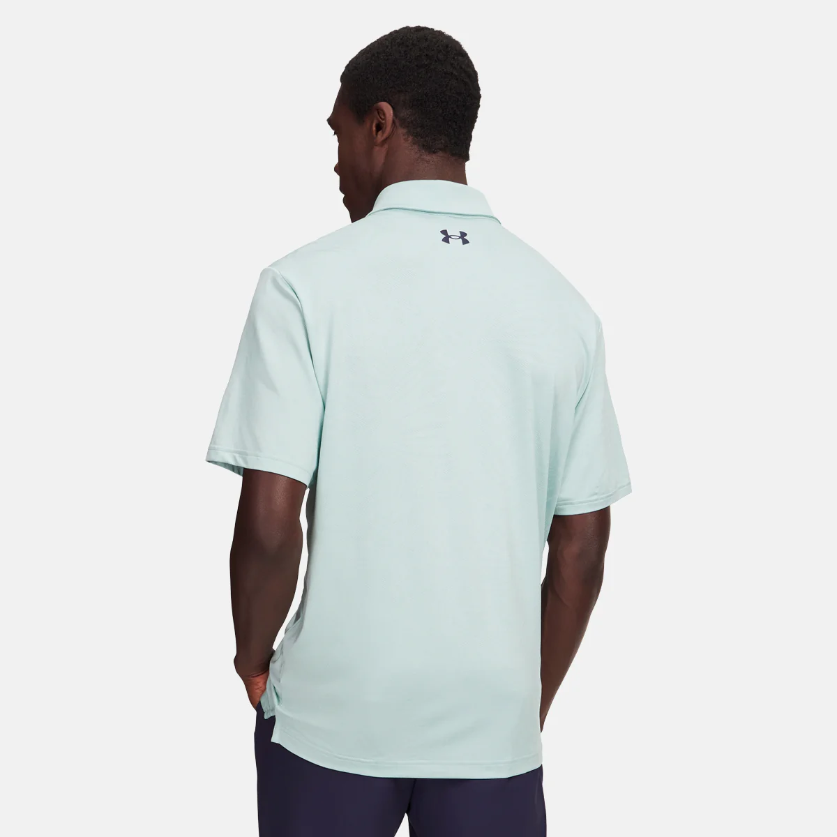 Under Armour Playoff Jacquard polo - Blå/grøn - Image 2