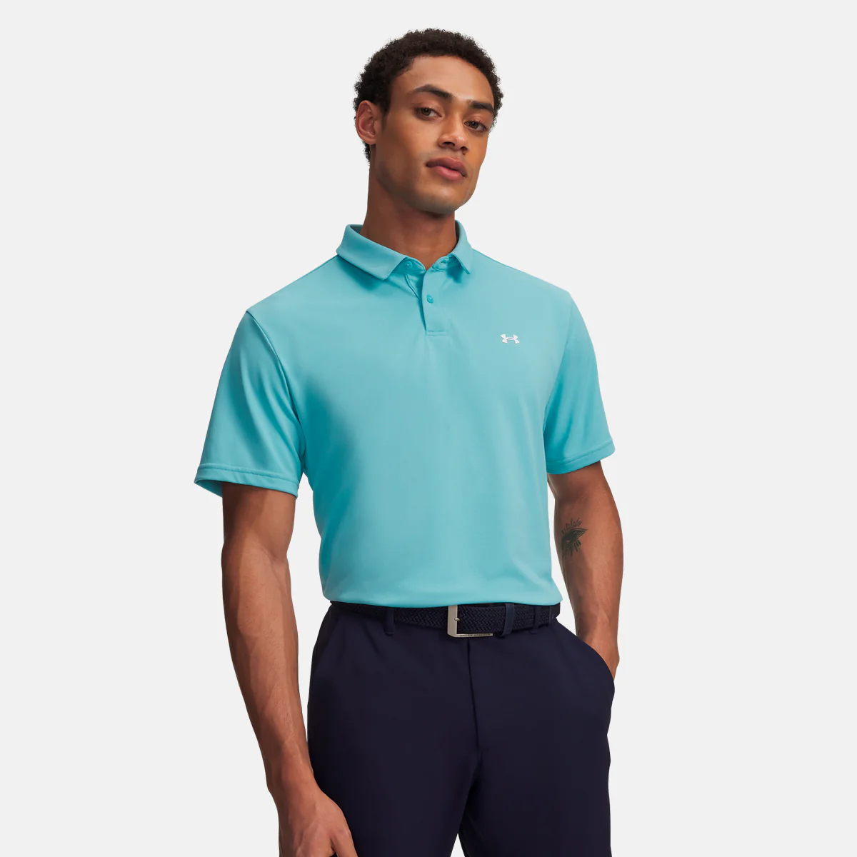 Under Armour T2G Pique polo - Lyseblå